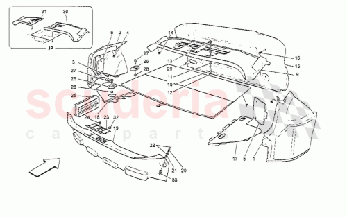 Part Diagram for Maserati 67876600
