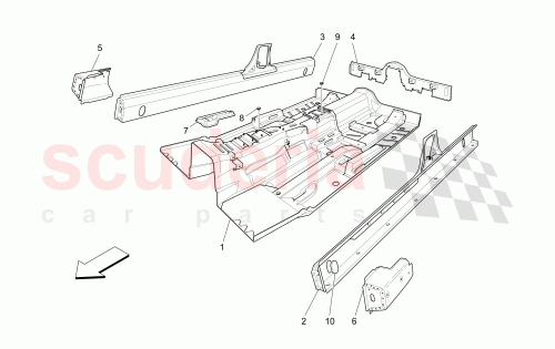 Part Diagram for Maserati 980139522