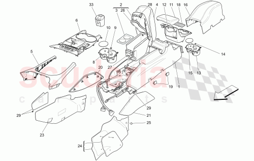 Part Diagram for Maserati 981703348