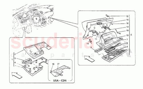 Part Diagram for Maserati 980145010