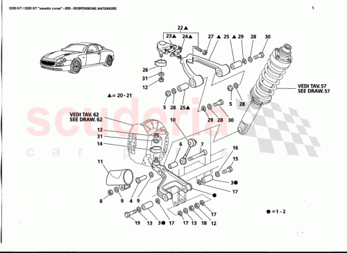 Part Diagram for Maserati 15503921