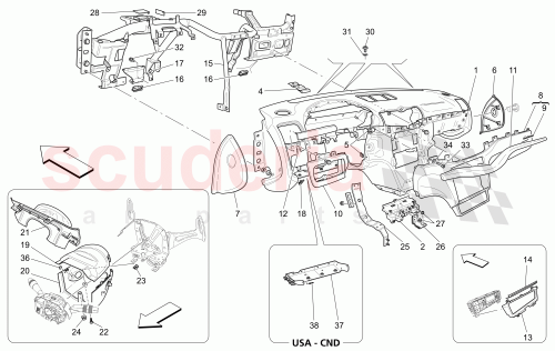 Part Diagram for Maserati 89365400