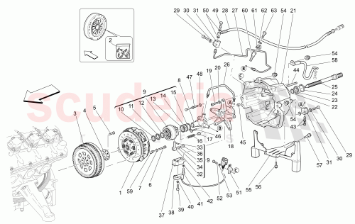 Part Diagram for Maserati 179658