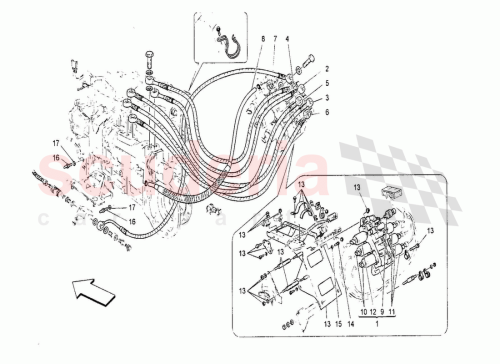 Part Diagram for Maserati 275446