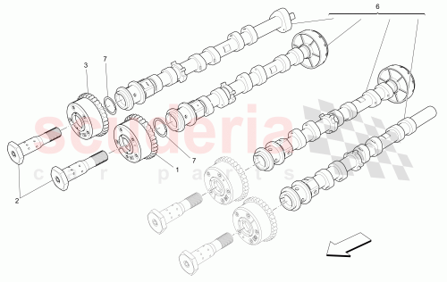 Part Diagram for Maserati 864599