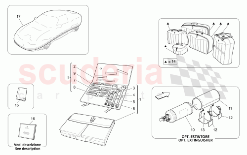 Part Diagram for Maserati 254569