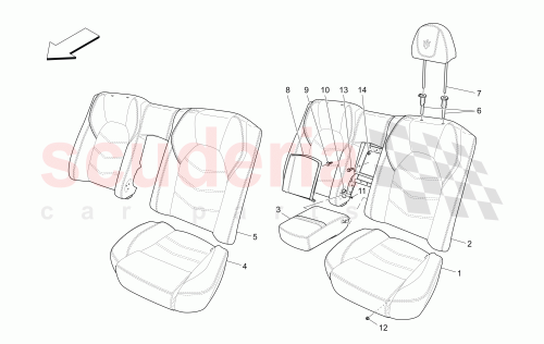 Part Diagram for Maserati 954964942