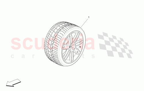 Part Diagram for Maserati 980156077