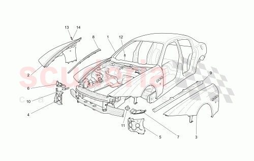 Part Diagram for Maserati 980139949