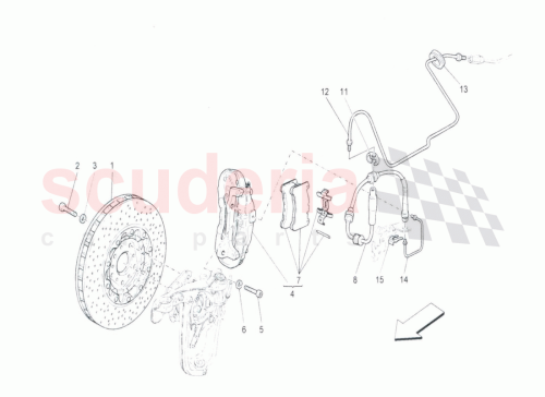 Part Diagram for Maserati 10396680