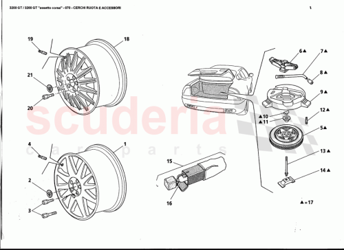 Part Diagram for Maserati 382500497