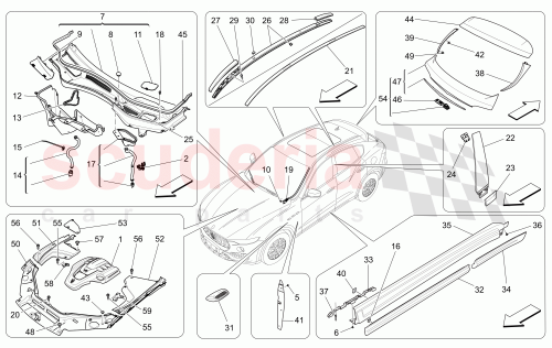 Part Diagram for Maserati 670035410