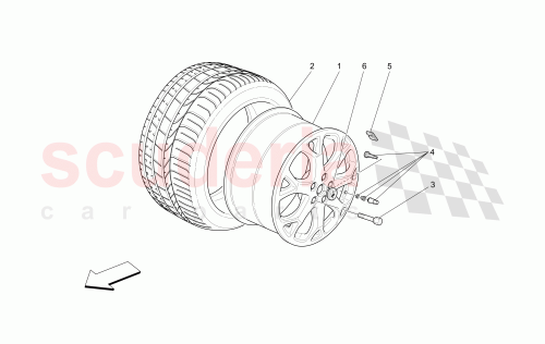Part Diagram for Maserati 268525