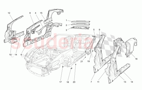 Part Diagram for Maserati 82757300