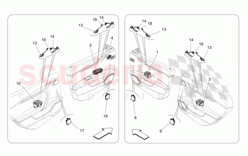 Part Diagram for Maserati 670038649