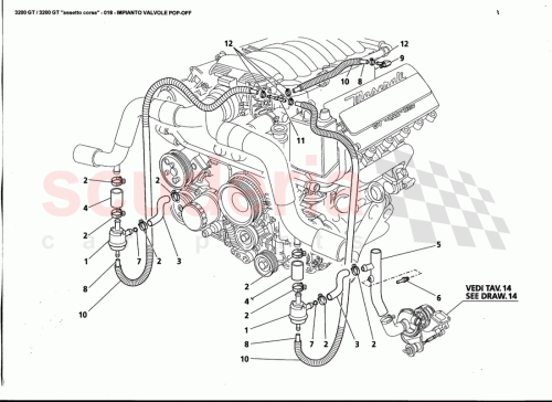 Part Diagram for Maserati 585412320