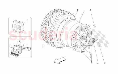 Part Diagram for Maserati 209970