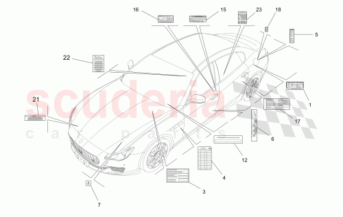 Part Diagram for Maserati 980156667