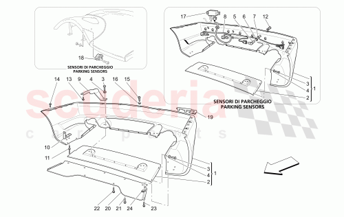 Part Diagram for Maserati 68331000