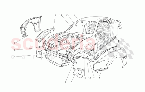 Part Diagram for Maserati 980145191
