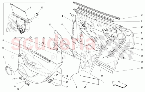 Part Diagram for Maserati 670032894