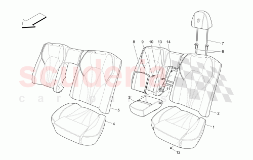 Part Diagram for Maserati 959723301