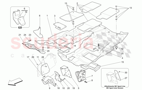 Part Diagram for Maserati 68192000