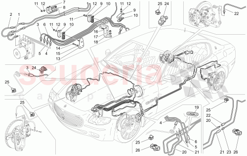Part Diagram for Maserati 194855