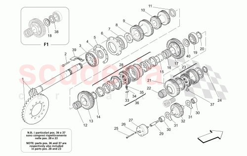 Part Diagram for Maserati 208627