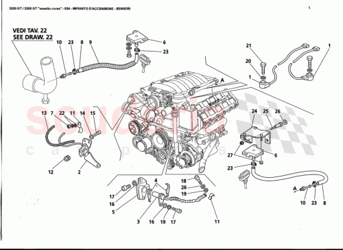 Part Diagram for Maserati 328751332