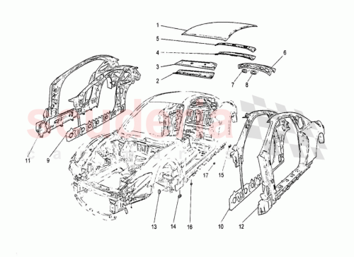 Part Diagram for Maserati 80036800