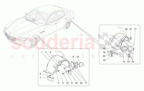 Part Diagram for Maserati 67726800