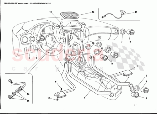 Part Diagram for Maserati 382330150