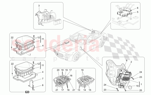 Part Diagram for Maserati 238580