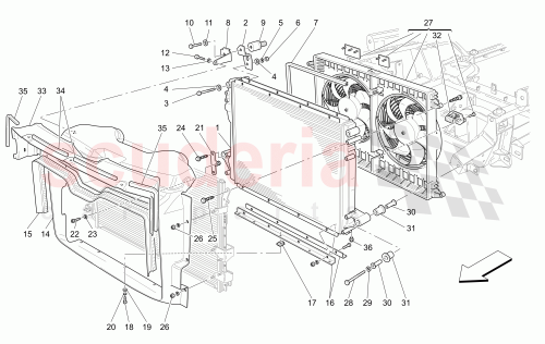 Part Diagram for Maserati 265780