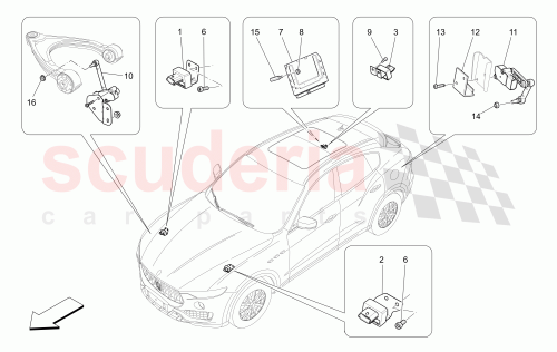 Part Diagram for Maserati 670037527