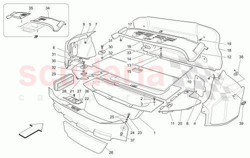 Part Diagram for Maserati 87627506