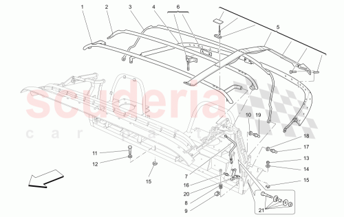 Part Diagram for Maserati 66609200