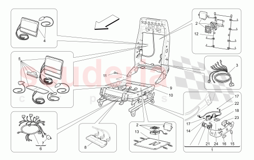 Part Diagram for Maserati 980145146
