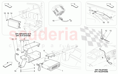 Part Diagram for Maserati 67116100