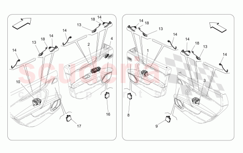 Part Diagram for Maserati 670103742
