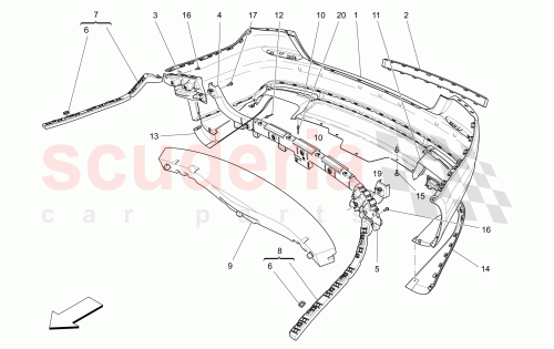 Part Diagram for Maserati 670001620