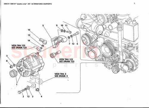 Part Diagram for Maserati 14420821