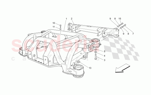 Part Diagram for Maserati 247035