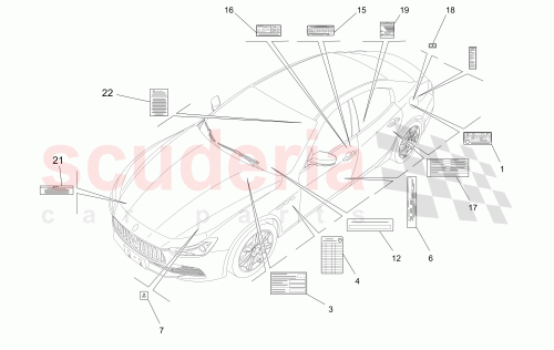 Part Diagram for Maserati 980157055