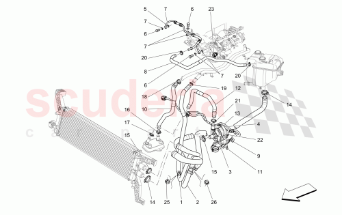 Part Diagram for Maserati 670003297