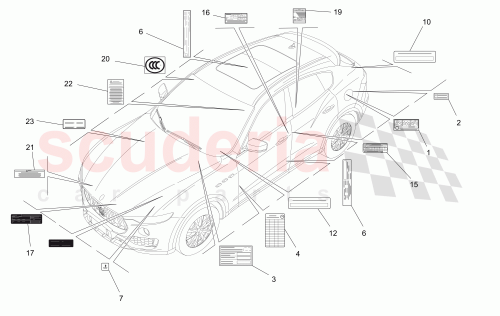 Part Diagram for Maserati 670039647
