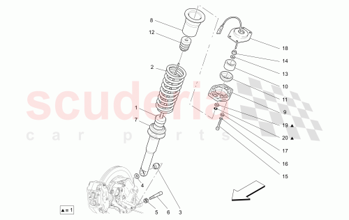 Part Diagram for Maserati 225263