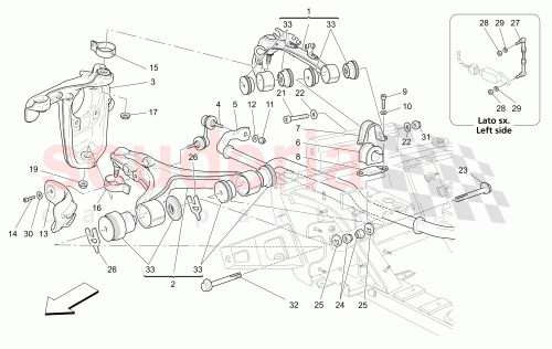 Part Diagram for Maserati 260767