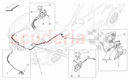 Part Diagram for Maserati 670107349